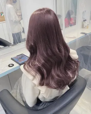 ミディアム 顔周りレイヤー/新宿 /モテ艶カラー/航介のヘアスタイル