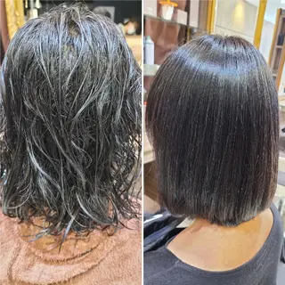 ミディアム Ash 店長 山下達也のヘアスタイル