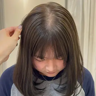 ミディアム カラー Lomaliaもえか /パーマ/ショートのヘアスタイル