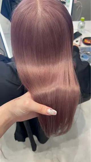 ロング ナナ♡レイヤーカット ♡似合わせカラーのヘアスタイル