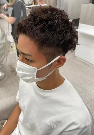 パーマ メンズ 京都河原町 メンズパーマ助川龍哉のヘアスタイル
