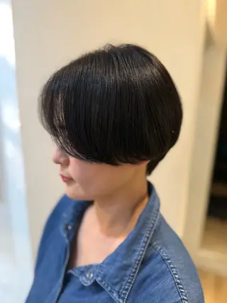 ショート ✨️パーマ✨ たなかひろとのヘアスタイル
