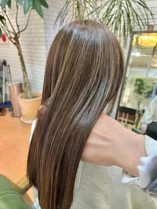 ロング カラー 石井 佑樹のヘアスタイル