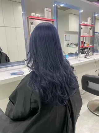 セミロング カラー ヘアアレンジ 🫧モテる💗ダメー ジレスハイトーン🫧のヘアスタイル