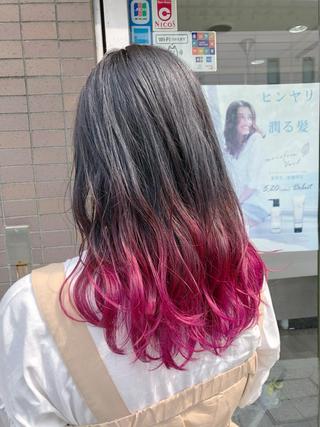 ロング 植田 敬太のヘアスタイル
