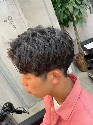 ショート メンズ メンズ縮毛矯正 細谷碧海のヘアスタイル