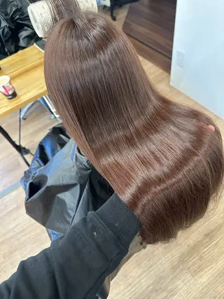 ロング カラー ha ruのヘアスタイル