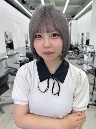 カラー ブリーチ/ハイトーン 名古屋栄/SHIONのヘアスタイル