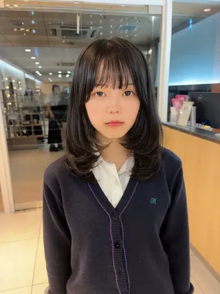 セミロング 💈メンズパーマ カラー💈momoのヘアスタイル