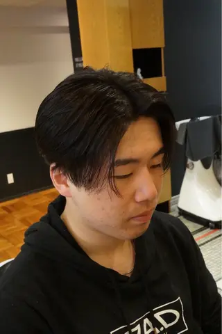 ミディアム メンズ 濵田 蘭のヘアスタイル