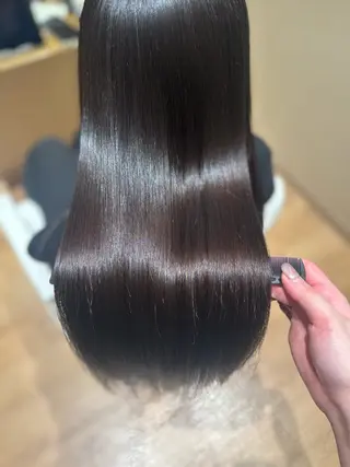 ロング 中島愛佳🐥⸒⸒ 縮毛矯正/艶髪カラーのヘアスタイル