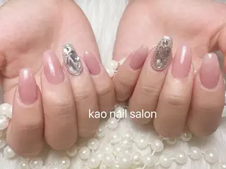 ネイル kao  パラジェル スカルプ/長さだしのネイルデザイン