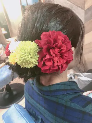 ヘアアレンジ 韓国hair ·͜· watanabeのヘアスタイル