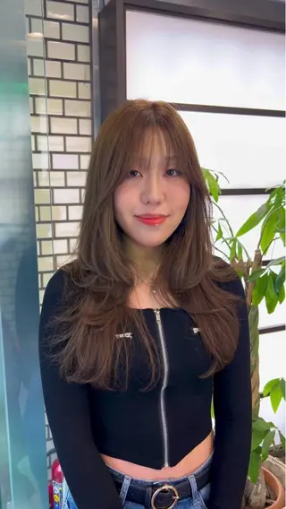 ロング カラー 🌞レイヤー×カラー 前川那津美🌞のヘアスタイル