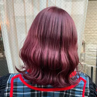セミロング カラー 田中 優衣のヘアスタイル
