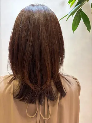 ミディアム Ha naのヘアスタイル