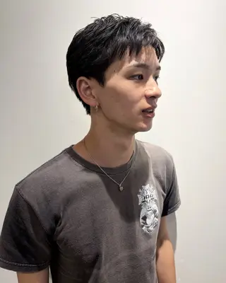 ショート メンズ 田中 遥陽のヘアスタイル