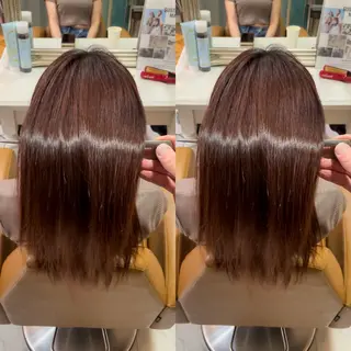 ロング 美髪縮毛矯正🩶 髪質改善/Shinaのヘアスタイル
