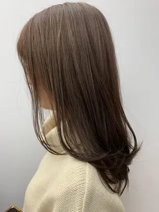 ミディアム 髪を綺麗にする人 似合わせ　DAITOのヘアスタイル