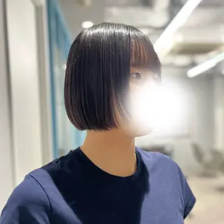 ミディアム 無料カットモデル ユナのヘアスタイル