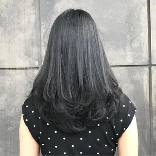 セミロング カラー K-POP好き美容師 🇰🇷Kai.Yのヘアスタイル
