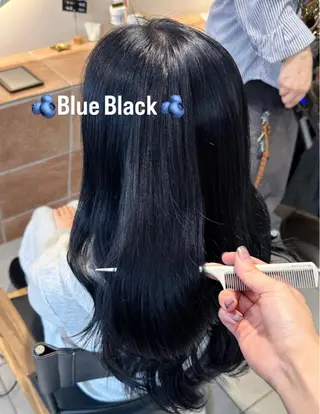 ロング カラー 横浜⭐️カラー モデル🦋あみ🦋のヘアスタイル