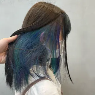 セミロング 🫧艶髪/ブリーチ 🐳honami🫧のヘアスタイル