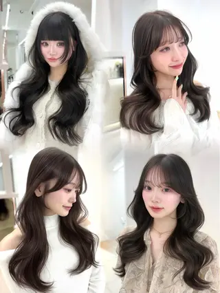 ミディアム COA銀座 🤍 shionのヘアスタイル