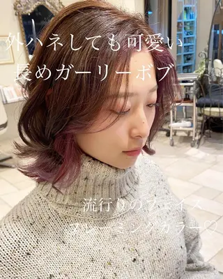 ミディアム 岩崎 仁美のヘアスタイル