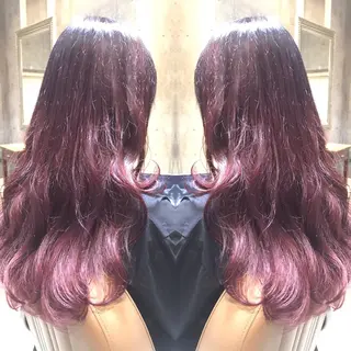 セミロング カラー パーマ ヘアアレンジ メンズ キッズ ネイル マツエク・マツパ サロンドミルク 渋谷高比良のヘアスタイル
