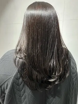 ロング カラー 小松 真唯子のヘアスタイル