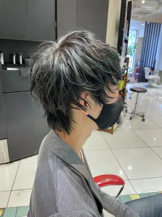 ショート カラー メンズ 中野 竜介のヘアスタイル