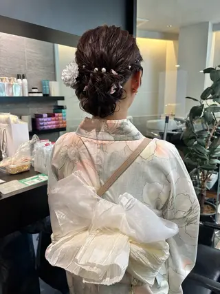 ロング ブリーチなし ダブルカラー/ゆなのヘアスタイル