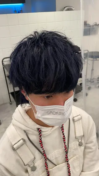 ミディアム カラー パーマ ヘアアレンジ メンズ キッズ メンズ特化美容師 aiの眉毛・アイブロウイメージ