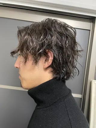 ショート パーマ メンズ 🌙19時以降通える メンズ専門 コーダイのヘアスタイル