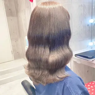 セミロング カラー ヘアアレンジ メンズ キッズ お悩み解決美容師 💐AMIのヘアスタイル