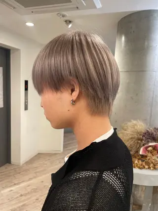 メンズ 艶髪ハイトーンカラー kana♡のヘアスタイル