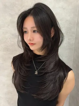ロング 💎KEN /レイヤー/韓国💎のヘアスタイル