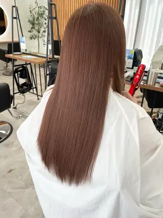 ロング カラー ブリーチ/ベージュ 💕/momoaのヘアスタイル