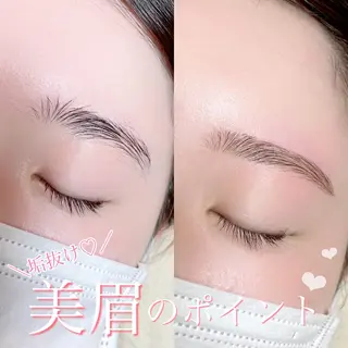 アイブロウ mignon /まつげパーマ・小顔の眉毛・アイブロウイメージ