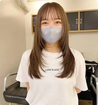 ロング THETAふじみ野 野宮のヘアスタイル