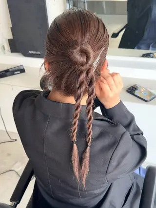 ロング ヘアアレンジ 大人のボブパーマ ˗ˋˏairiˎˊ˗のヘアスタイル