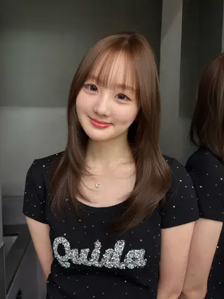セミロング ボブ.透明感カラー 特化/Aika🎀のヘアスタイル
