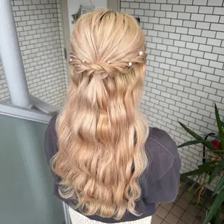 ロング ヘアアレンジ 褒められヘアメイク /‎ボブ女子🐶みおのヘアスタイル