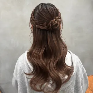 ロング 推し活アレンジ🎀 艶カラー¦nanoのヘアスタイル