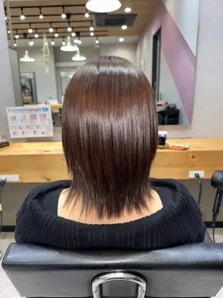 ミディアム ほし のぞみのヘアスタイル