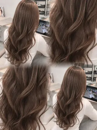 ロング 薄井舞｜ハイトーン× エクステの神様のヘアスタイル