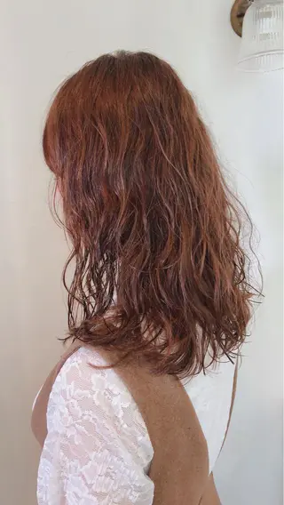 セミロング やました りなのヘアスタイル