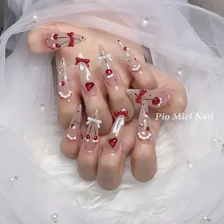 ネイル HANA 長さだしのネイルデザイン