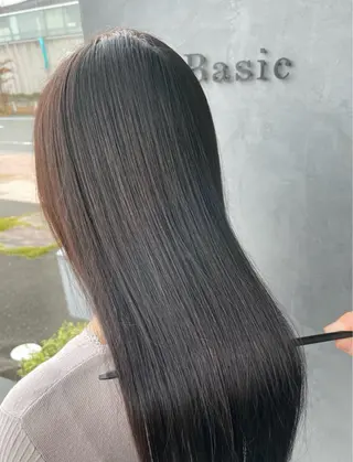 ロング 吉野 智行 美髪縮毛矯正髪質改善のヘアスタイル